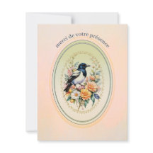 carte de remerciement ' douceur d'été '