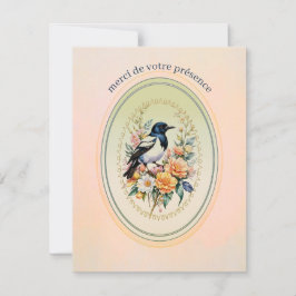 carte de remerciement ' douceur d'été ' サンキューカード