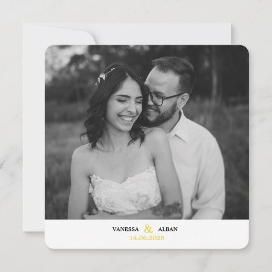 Carte de remerciement "Flavus" (正面)