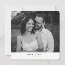 Carte de remerciement "Flavus"