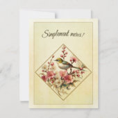 carte de remerciement ( Français )  サンキューカード (正面)