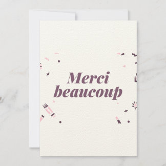 carte de remerciement mariage サンキューカード