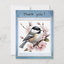 Carte de remerciement simple サンキューカード