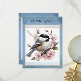 Carte de remerciement simple サンキューカード