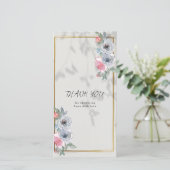 CARTE DE REMERCIEMENTS (スタンド正面)