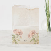 Carte De Remerciements Mariage photo  箔グリーティングカード (裏面)