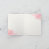 Carte de remerciements pliée "Coquelicots" サンキューカード (内部)