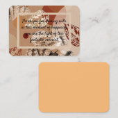 carte de remerciment 名刺 (正面/裏面)