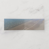 Carte de rendez-vous pliée Mer cristalline 予約カード (内部開封)