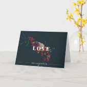 Carte de Saint-Valentin Romantique Floral カード (黄色い花)