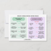 Carte de Soutien pour Adultes TDAH - Amis 招待状 (裏面)