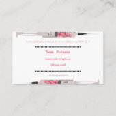 Carte de visite 名刺 (裏面)