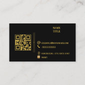 Carte de visite 名刺 (裏面)