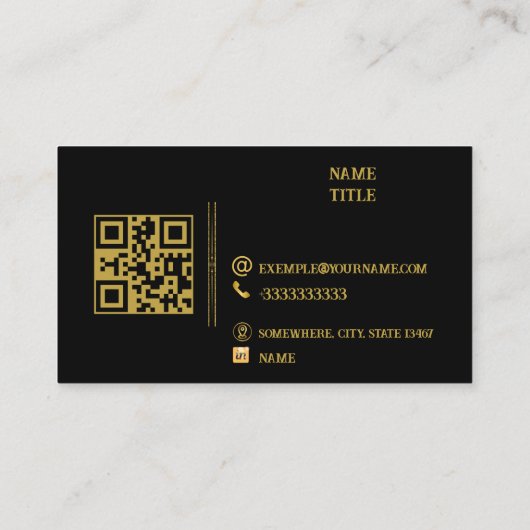 Carte de visite 名刺 (裏面)