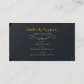 Carte de visite 名刺 (裏面)