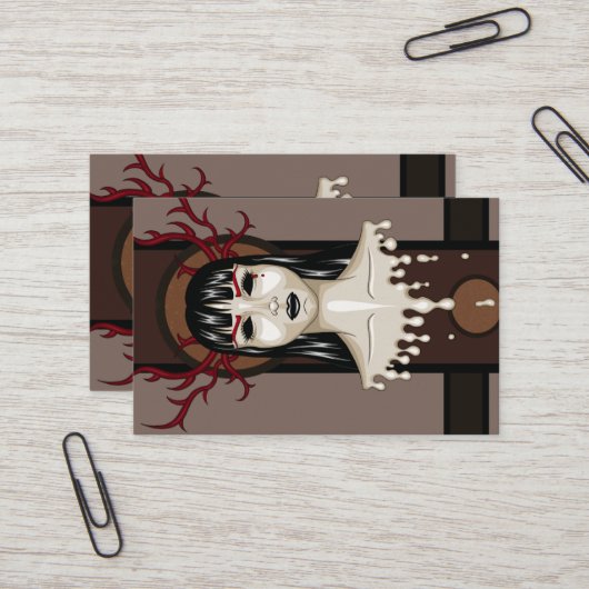 Carte de visite 名刺 (正面/裏面インサイチュ)