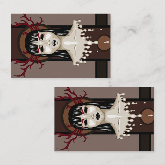 Carte de visite 名刺 (正面/裏面)