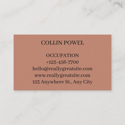 carte de visite 名刺 (裏面)