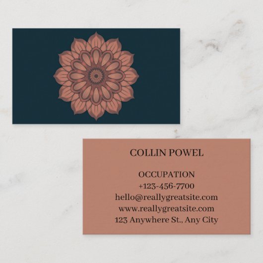 carte de visite 名刺 (正面/裏面)