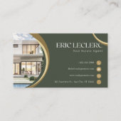 carte de visite agent de vente immobilier  名刺 (正面)