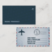 Carte de visite AIR MAIL 名刺 (正面/裏面)