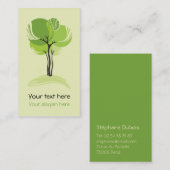 Carte de visite Arbre Dessin 名刺 (正面/裏面)