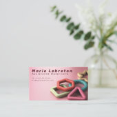 Carte de visite assistante maternelle ou nounou. 名刺 (スタンド正面)