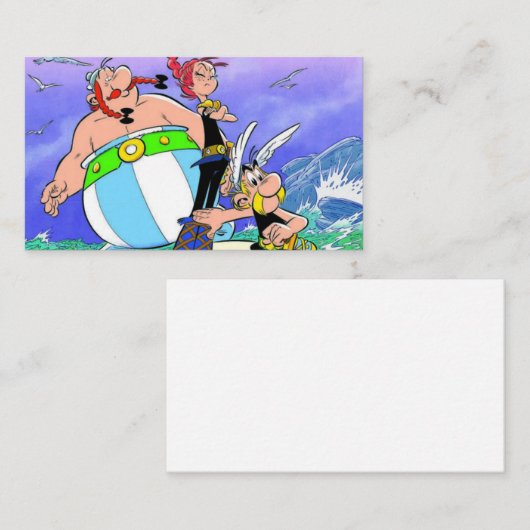 carte de visite asterix 名刺 (正面/裏面)
