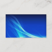 Carte de visite bleu pour un professionnel 名刺 (裏面)