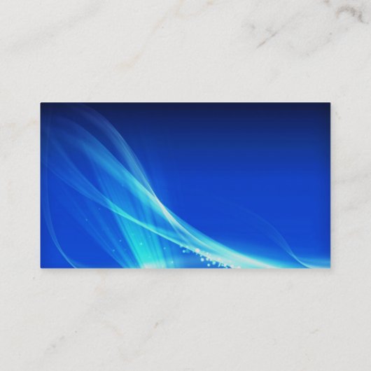 Carte de visite bleu pour un professionnel 名刺 (裏面)