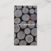 CARTE DE VISITE BOIS 名刺 (裏面)