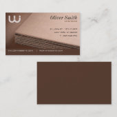 Carte de visite carton ondulé pour cartonniste 名刺 (正面/裏面)