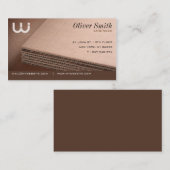 Carte de visite carton ondulé pour cartonniste 名刺 (正面/裏面)