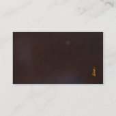 Carte de visite cuir 名刺 (裏面)