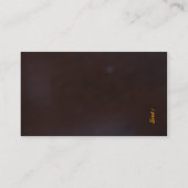 Carte de visite cuir 名刺 (裏面)