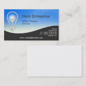 Carte de visite Electricien 名刺 (正面/裏面)