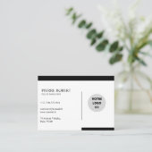CARTE DE VISITE ÉLÉGANTE ET PERSONNALISÉE 名刺 (スタンド正面)
