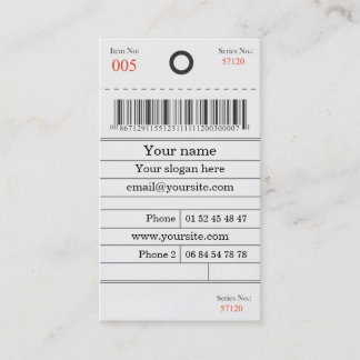 Carte de visite etiquette 名刺