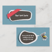 Carte de visite gazouillis 名刺 (正面/裏面)