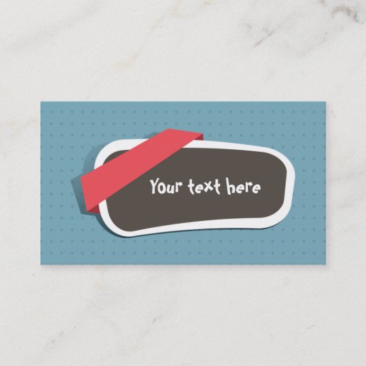 Carte de visite gazouillis 名刺 (正面)