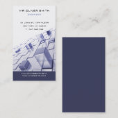 Carte de visite ingénieur bâtiment BTP 名刺 (正面/裏面)