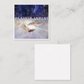 Carte De Visite Les mains de PLAISIR INFINI スクエア名刺 (正面/裏面)