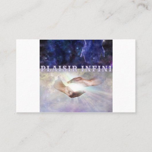 Carte De Visite Les mains de PLAISIR INFINI 名刺 (正面)