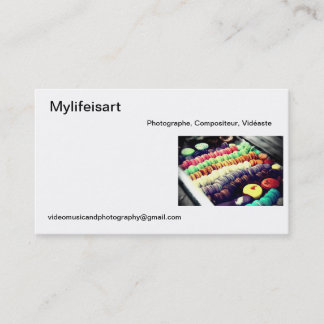 Carte de visite Mylifeisart 名刺