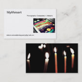 Carte de visite Mylifeisart 名刺 (正面/裏面)