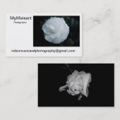 Carte de visite Mylifeisart photographe 名刺 (正面/裏面)