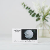 Carte de visite Mylifeisart photographe 名刺 (スタンド正面)
