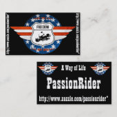 Carte de visite PassionRider 名刺 (正面/裏面)