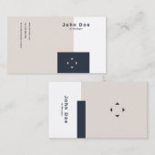 Carte de visite personalisable 名刺 (正面/裏面)