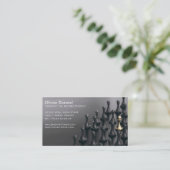 Carte de visite pour un cabinet de recrutement, 名刺 (スタンド正面)